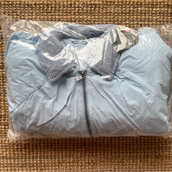 NEW Free People Outpost Bomber Jacket In Boardwalk Blue - Picture 13 of 16